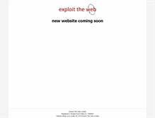 Tablet Screenshot of exploittheweb.com